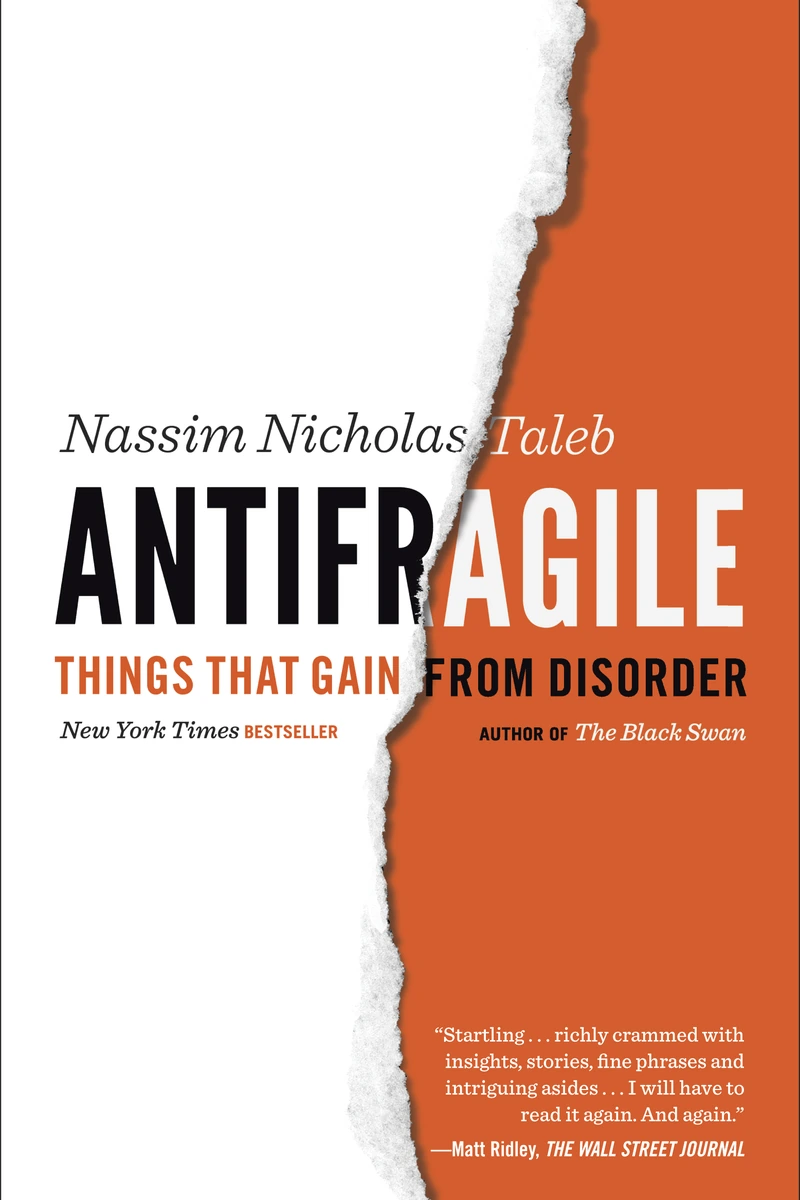 Cover of Antifragile: Things That Gain from Disorder by Nassim Nicholas Taleb